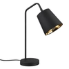 Abażurowa lampka nocna Buddy R51721032 do sypialni czarna