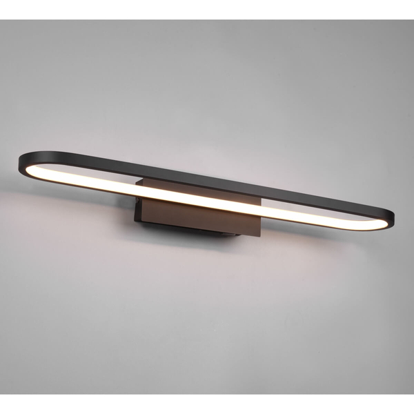 Ścienny kinkiet GIANNI 283779132 Trio LED 22W 3000K IP44 nad lustro czarny