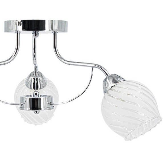 Sufitowa lampa klasyczna 8979/3 8C do salonu chrom