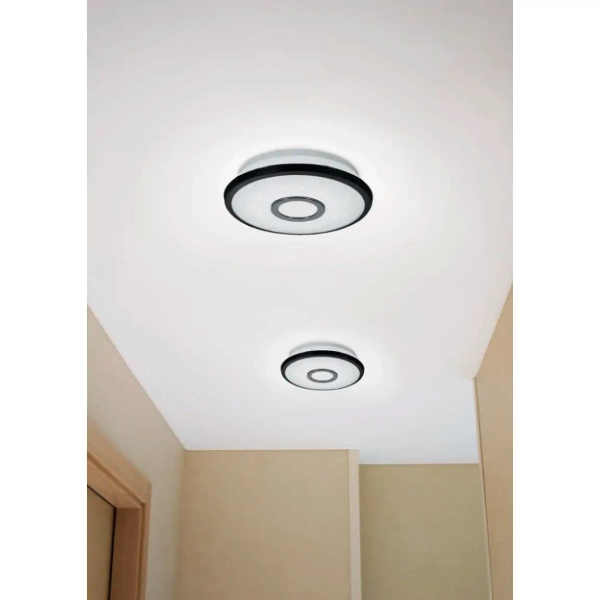 Plafoniera LAMPA sufitowa OKINAWA 679114232 Trio okrągła OPRAWA plafon LED 18W 3000K - 5500K z pilotem biały