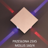 Kinkiet LED do salonu Mollis 616004203 Elkim 4W 4000K square kostka czarna