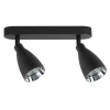 Sufitowa lampa listwa Campana LP-3103/2WS BK na podsufitce czarny