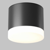 Sufitowa lampa sypialniana Pauline C087CL-GX53-B Maytoni IP44 okrąg czarny
