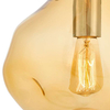 LAMPA wisząca AVIA S 10416115 Kaspa szklana OPRAWA zwis bursztynowy