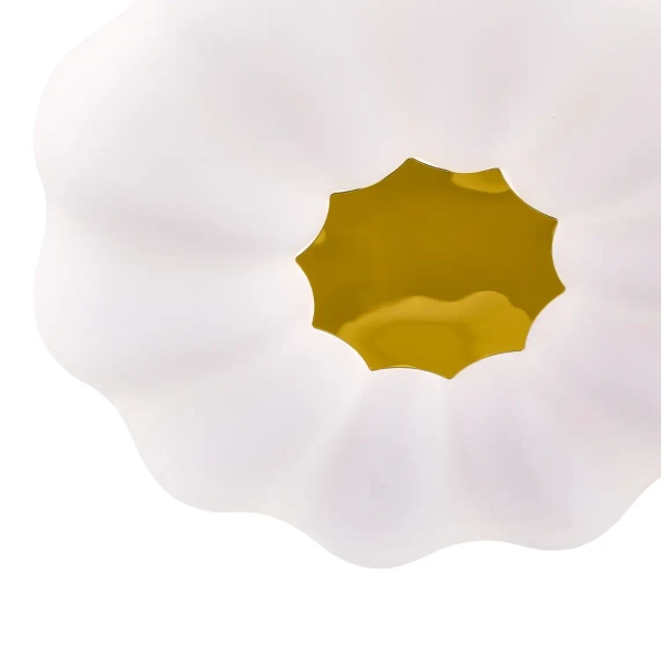 Designerski plafon Ariva LP-8321/1C-40 WH LED 23W 4000K biały złoty