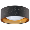 Lampa sufitowa Tuluza 32388 Polux LED 18W 4000K blink czarny złoty