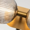 Kinkiet ścienny do salonu Palmas QN-PALMAS-2W-BG LED 18W 3000K IP44 złoty
