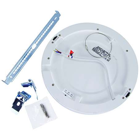 Oczko LAMPA sufitowa stropowa OLGA LED C 03769 Ideus okrągła OPRAWA plafon LED 24W 2700K, 4000K, 6500K natynkowy biały