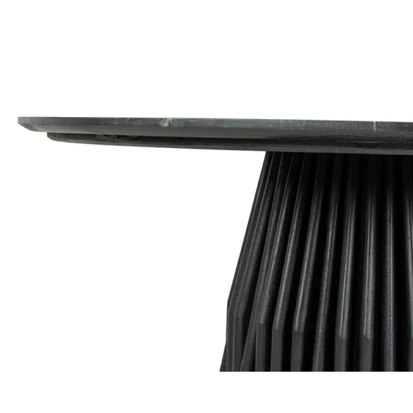Stół do jadalni LEVANTE MM001501100334 czarny drewniany fi120cm