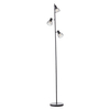 Stojąca lampa Blacky 93085/06 regulowana do czytania czarna