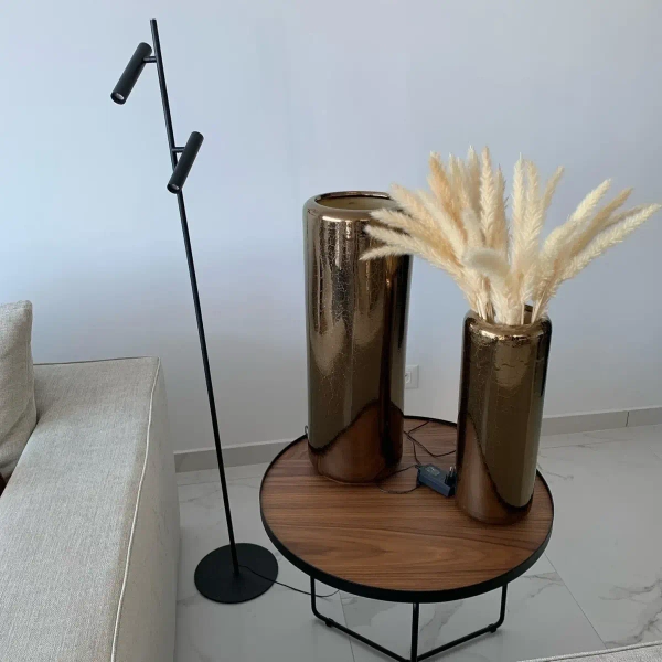 Ściemnialna lampa podłogowa PHILON 79781/05/30 Lucide LED 4,5W 3000K czarny