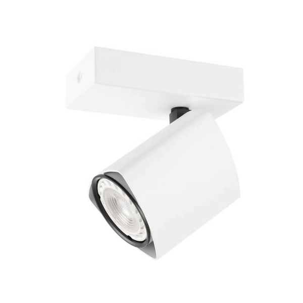 Sufitowa lampa nowoczesna Merusa do przedpokoju biała