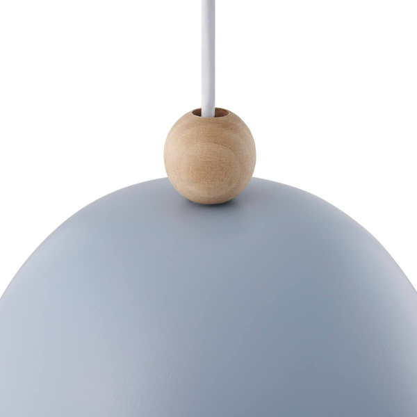 Wisząca lampa nad stół GASTON 2412653006 niebieski drewniany