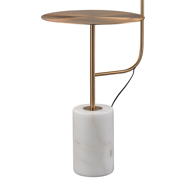 Lampa podłogowa ze stolikiem VINCENT ST-7027F gold LED 3W 3000K złoty