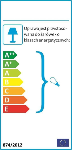 Klasyczna lampa stołowa ECO 41-21519 abażurowa sznurek beżowy przezroczysty