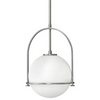 Lampa wisząca retro QN-SOMERSET-P-O-BN szklana nikiel