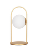 Złota lampa stołowa YARA LE42734 LED 5W 3000K do pokoju kulista ball