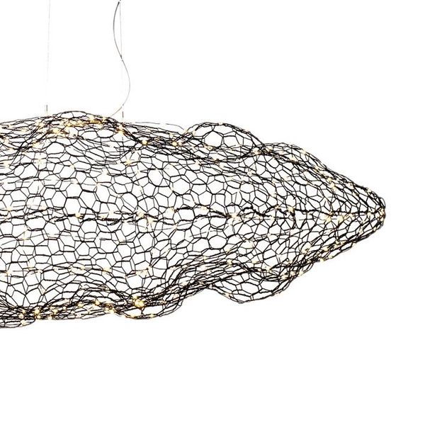 Lampa wisząca Hayden 4201250-4002 By Rydens LED 15W 2700K siatka czarna