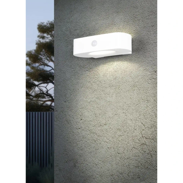 Ścienna lampa solarna z czujnikiem ruchu BILBAO R23336201 LED 7W 4000K IP44 biały