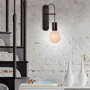 Kinkiet ścienny ALTO 21-70890 loftowa metalowa przewód industrialny czarny