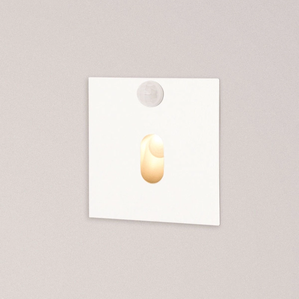 Schodowa lampa LED Lesel 001 XL 100102202CR Elkim 1W 4000K z czujnikiem biała