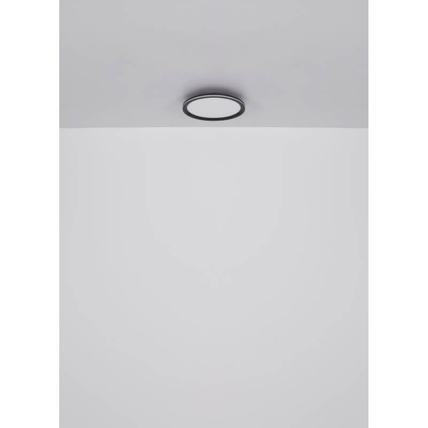 Okrągła lampa sufitowa Belissa 41588D LED 30W 3000K czarna biała