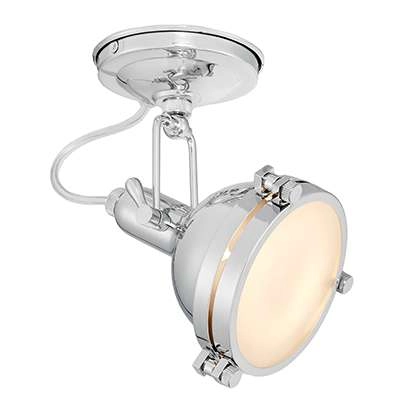 Kinkiet LAMPA ścienna NAUTILIUS 20483103 Kaspa metalowa OPRAWA reflektorek loft chrom