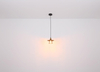 Wisząca lampa Viejo 15086BH 1 industrialna czarna miedziana