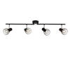 Podłużna lampa sufitowa z regulacją Blacky 62132/06 czarny