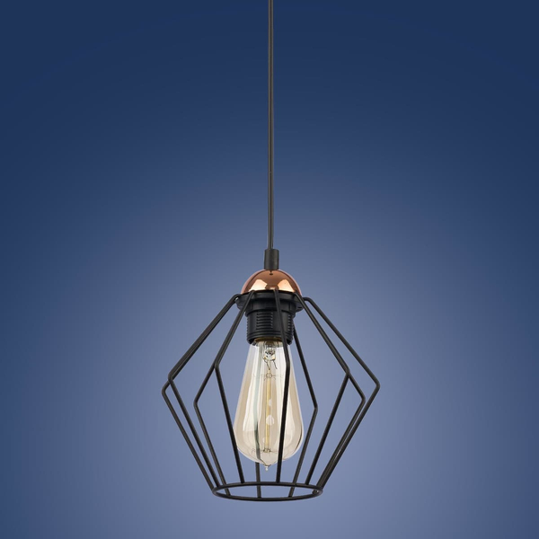 Loftowa lampa wisząca do salonu Galaxy 1642 TK Lighting metalowa czarna