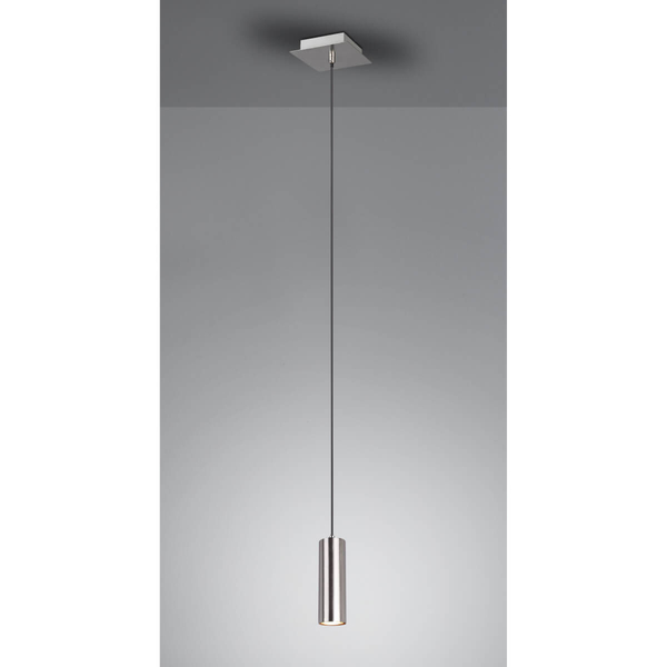 Zwis lampa salonowa VANTOS DL107312400 Trio tubka rurka srebrny
