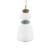 Porcelanowa lampa wisząca FELANZO LE45240 biała złota niebieska
