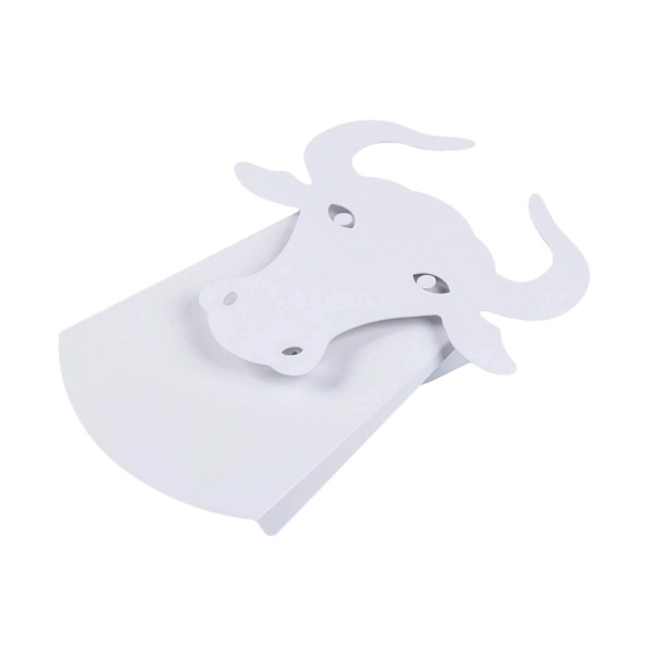 Ścienna lampa ORIGAMI BULL-W metalowa byk LED 6W 3000K biały