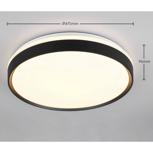 Plafon na pilot Spacy R64851132 RL Light LED 33W 2700-6500K czarny