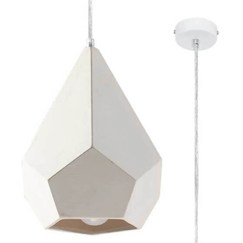 Ceramiczna lampa wisząca SL.0844 do przedpokoju biała