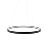 Nowoczesna lampa wisząca CIRLCE LA0722/1-BK LED 70W 3000K pierścień czarny