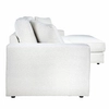 Aksamitna sofa Santos SANTOS-2,5AL+LCH95R Richmond Interiors nowoczesna biała