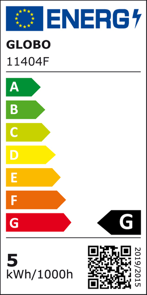 Dekoracyjna ŻARÓWKA industrialna 11404F  Globo LED G125 E27 globe 4W 200lm 230V 2000K biała ciepła