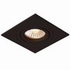 Wpuszczana LAMPA sufitowa METIS LP-2780/1RS BK Light Prestige kwadratowa OPRAWA metalowy WPUST regulowany czarny