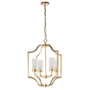 Lampa wisząca Edrea 81914 Endon metalowa glamour mosiądz