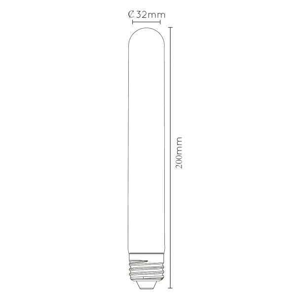 Żarówka LED 49035/20/62 Lucide E27 5W 2200K 260lm sopel bursztynowa