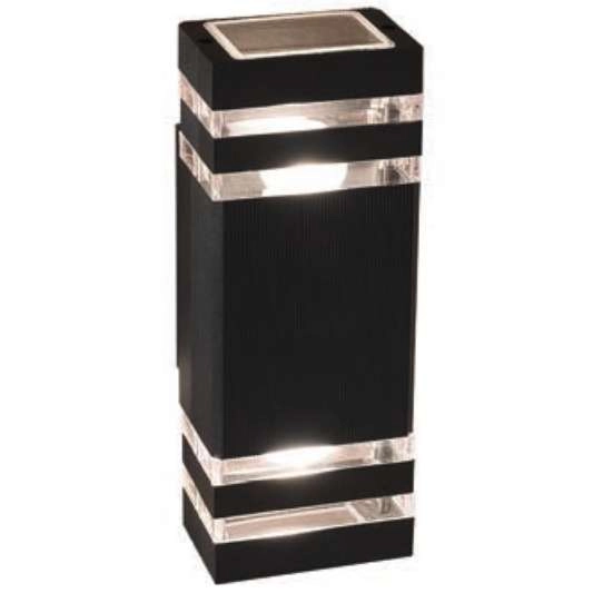 Lampa elewacyjna zewnętrzna do ogrodu IP54 outdoor czarna RIO OUTLET