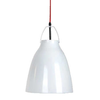 Wisząca LAMPA industrialna CARLO LP-862/1P  biała Light Prestige metalowa OPRAWA zwis biały