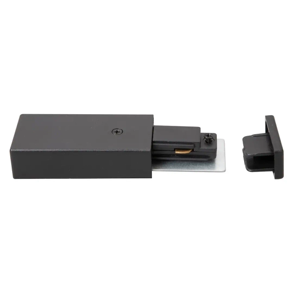 Jednoobwodowe zasilanie szynowe Track ML2141 z zaślepką czarny