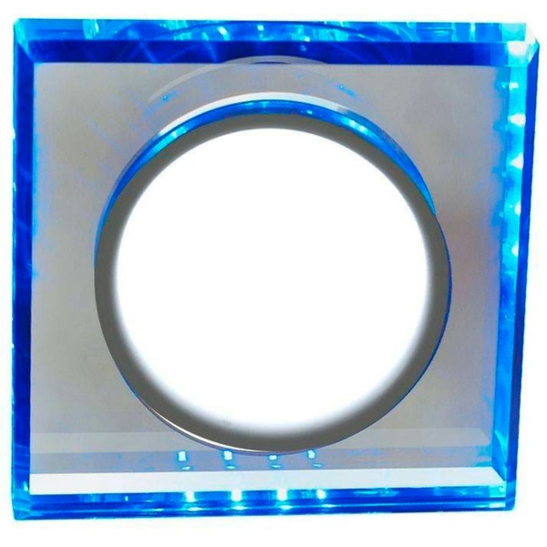 Lampa sufitowa kwadratowa 2263892 Candellux LED 8W 6500K chrom niebieska