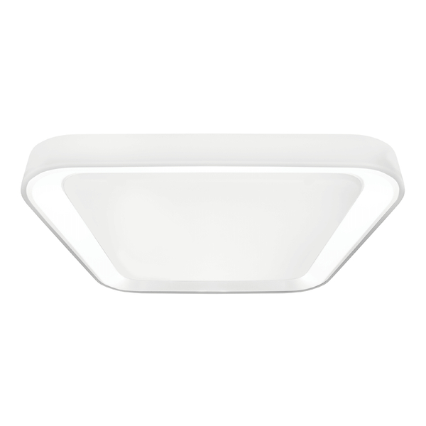 Kwadratowa lampa sufitowa Quadro LED 38W 3000-6000K do holu biała