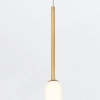 Zwieszana lampa Cumberland QN-CUMBERLAND-1P-BG LED 10W 3000K złoty
