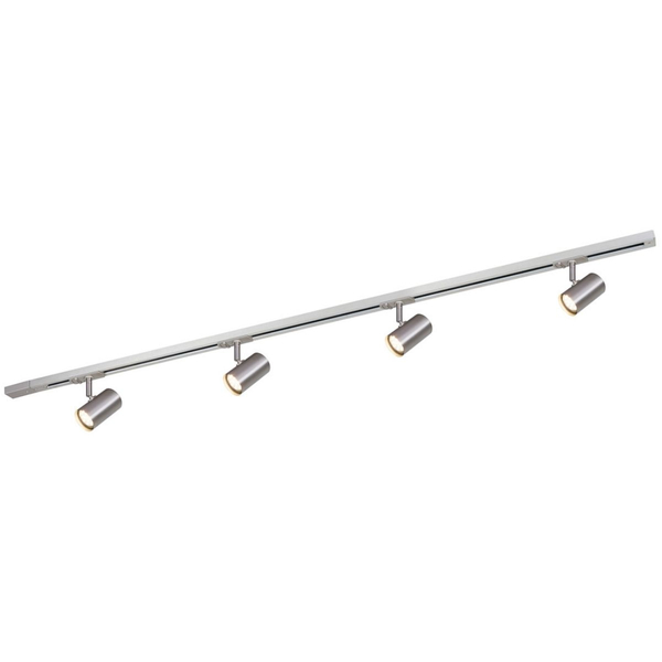 Lampa sufitowa szynowa Marvi 911408-4-SN-SET Italux do holu nikiel