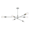 Salonowa lampa wisząca Alana ALA0639 Dar Lighting szara przezroczysta