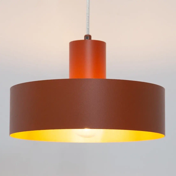 Nowoczesna lampa wisząca Rif M 41177 do salonu zwis ceglany